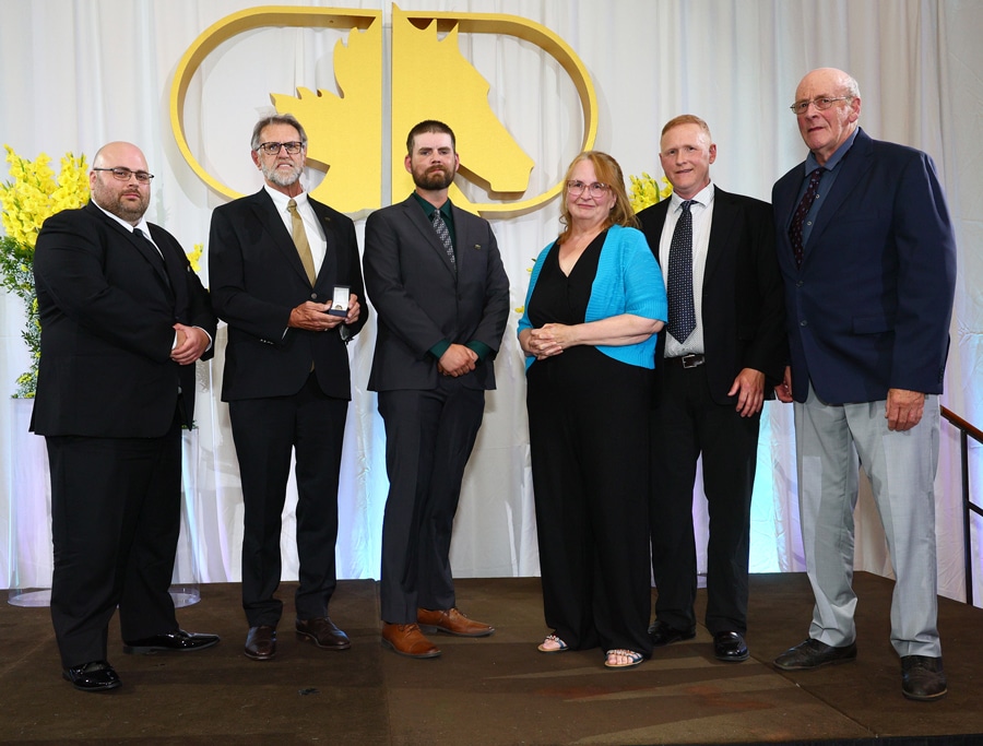 A group of people on a stage.