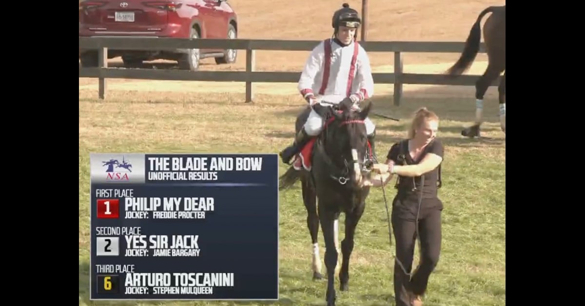 Thumbnail for Philip My Dear Wins Hurdle Race, Flores, Woodbine Layoffs