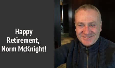 A smiling gentleman.