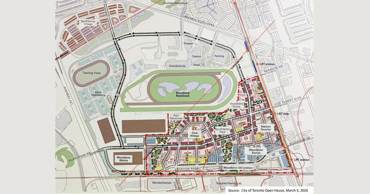 A proposed development map.