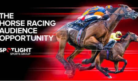 A poster for a global horse racing study.