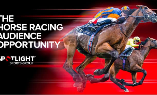 A poster for a global horse racing study.