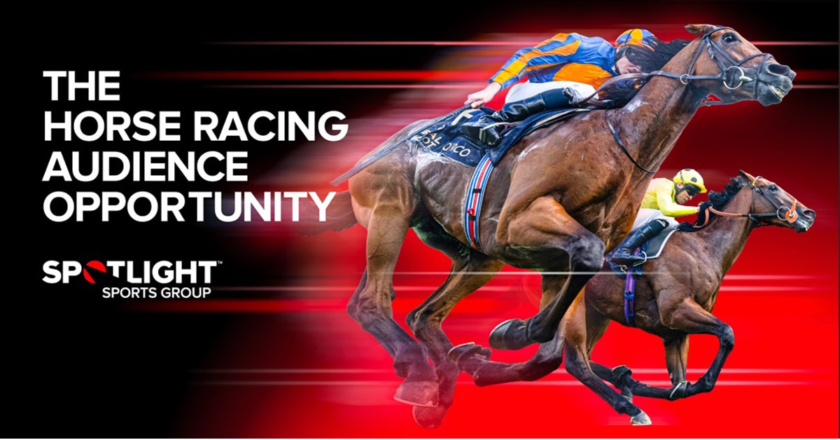 A poster for a global horse racing study.